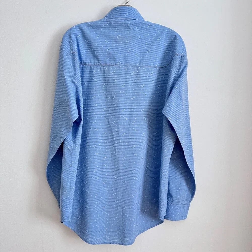 ROBERT GRAHAM made in India Blue 100% cotton Mens Shirt - Medium - Picture 5 of 11